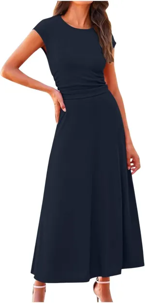 2 Piece Skirt Sets For Women Summer 2024 Sexy Elegant High Waisted Long Flowy Skirt Outfits Vacation Matching Set