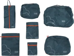 7 Pcs Luggage Packing Bags Polyester Waterproof Luggage Packing Cubes for Business Trip Travel (Green)