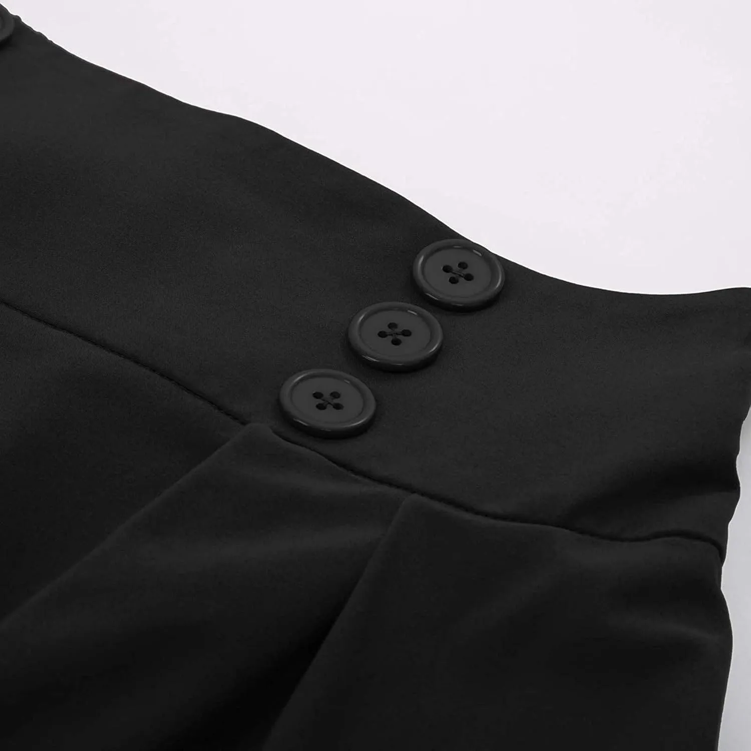 A Line Skirts for Women High Waist Tummy Control Skirts Summer Flowy Skirt Pleated Midi Skirts Vintage Party Skirt