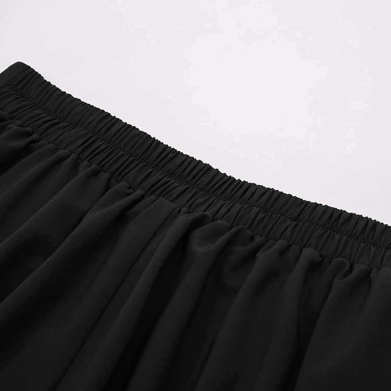 A Line Skirts for Women High Waist Tummy Control Skirts Summer Flowy Skirt Pleated Midi Skirts Vintage Party Skirt