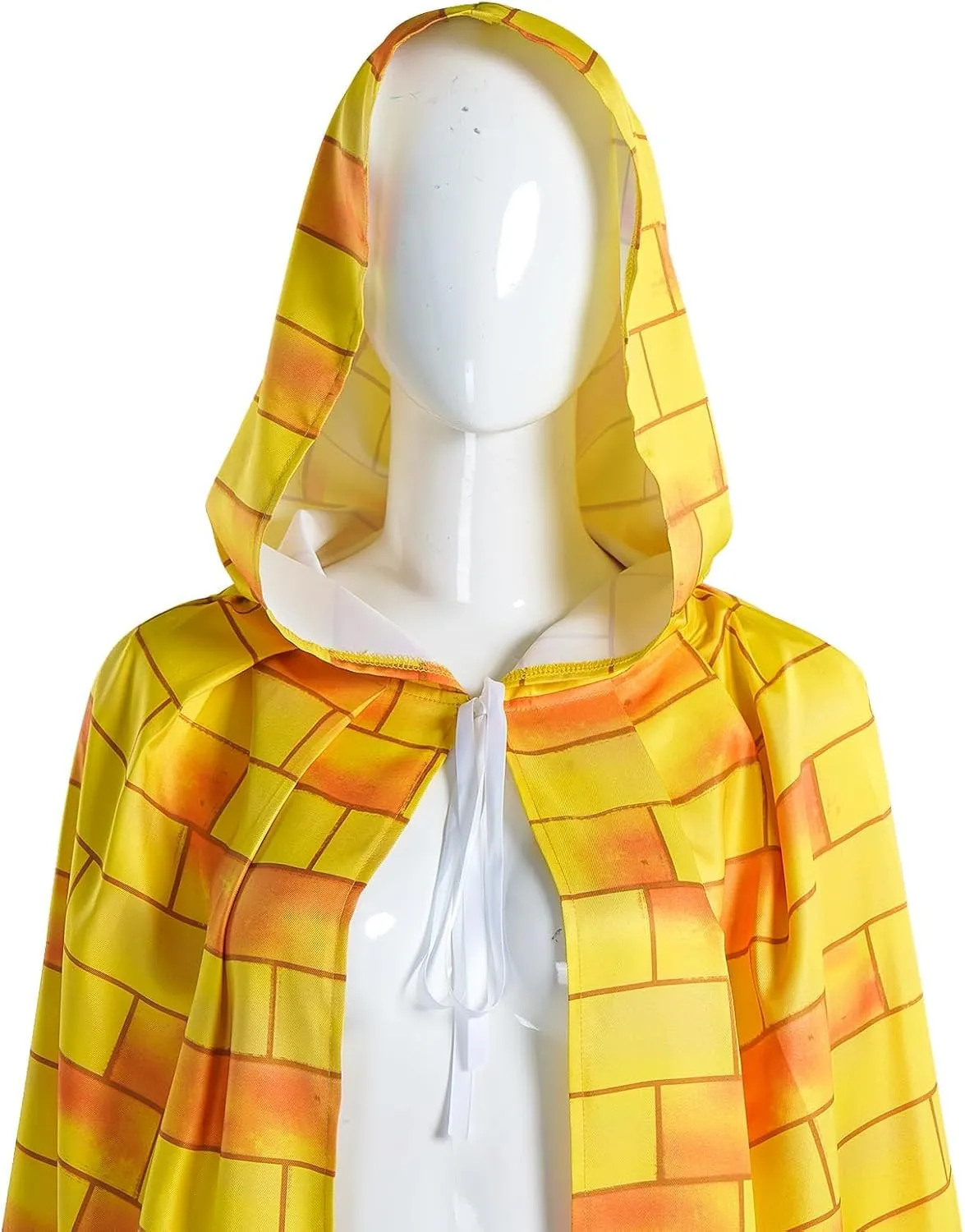 Adult Witch Robe Hooded Yellow Brick Cloaks Halloween Cosplay Cloaks