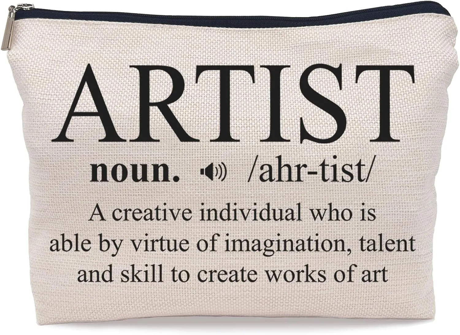 Artist Makeup Bag, Artist Gifts for Women, Best Gifts for Artists, Gifts for Artists, Artist Birthday Gift, Artist Definition Small Makeup Cosmetic Bag for Purse