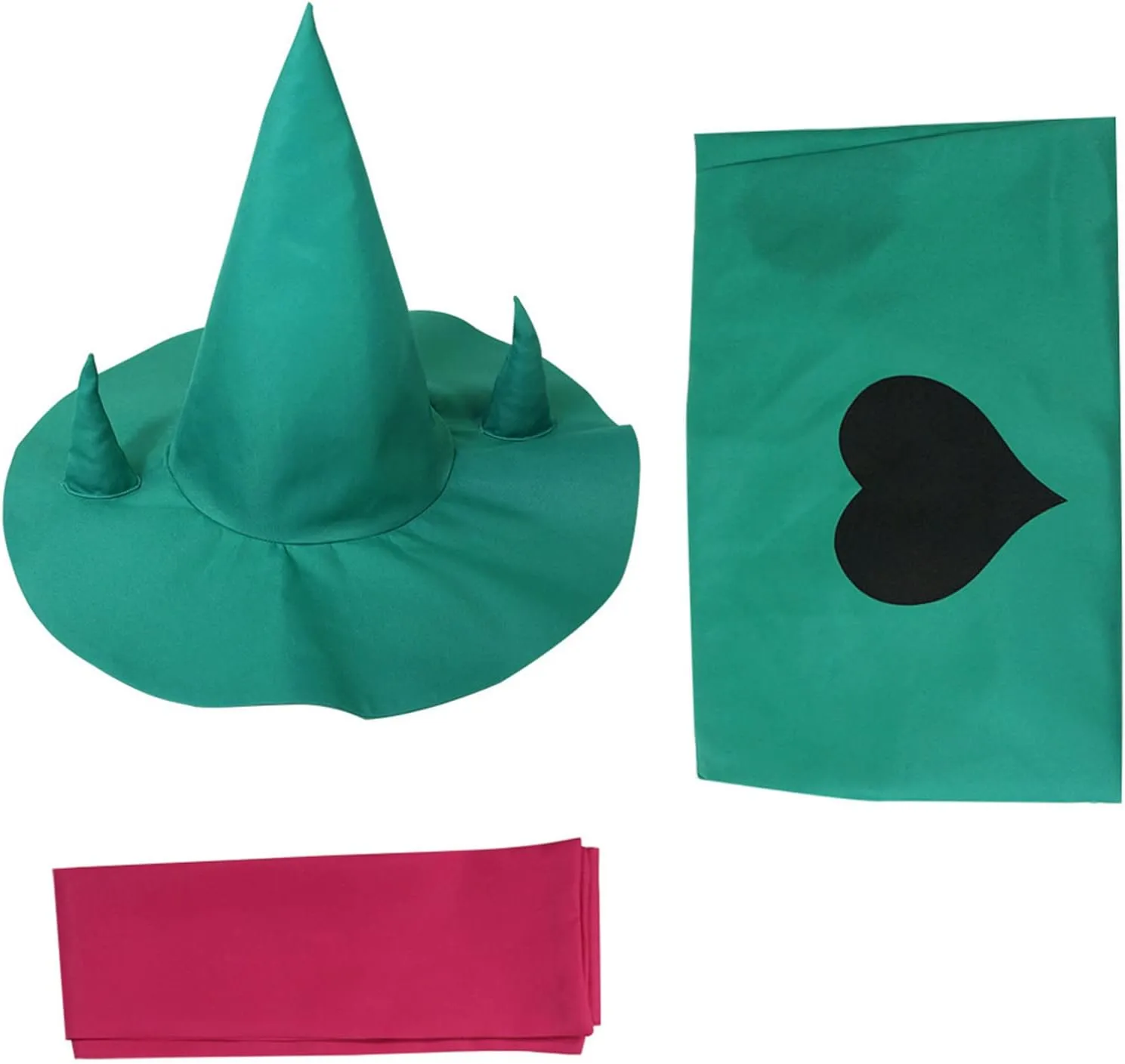 AwwwCos Game Deltarune Ralsei Cosplay Costume Green Wizard Cape Halloween Party Christmas Stage Outfit Cloak Scarf Hat