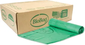 BioBag (USA), The Original Compostable Bag, 13 Gallon, 48 Total Count, 100% Certified Compostable Kitchen Food Scrap Bags, Kitchen Compost Trash Bin Compatible
