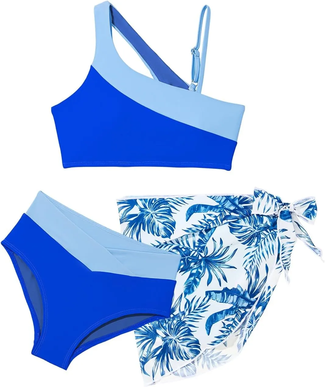 blibean Teen Girls 2025 Swimsuits Tween Kids Cutout Bathing Suits Bikini Set Size 6-15 Years