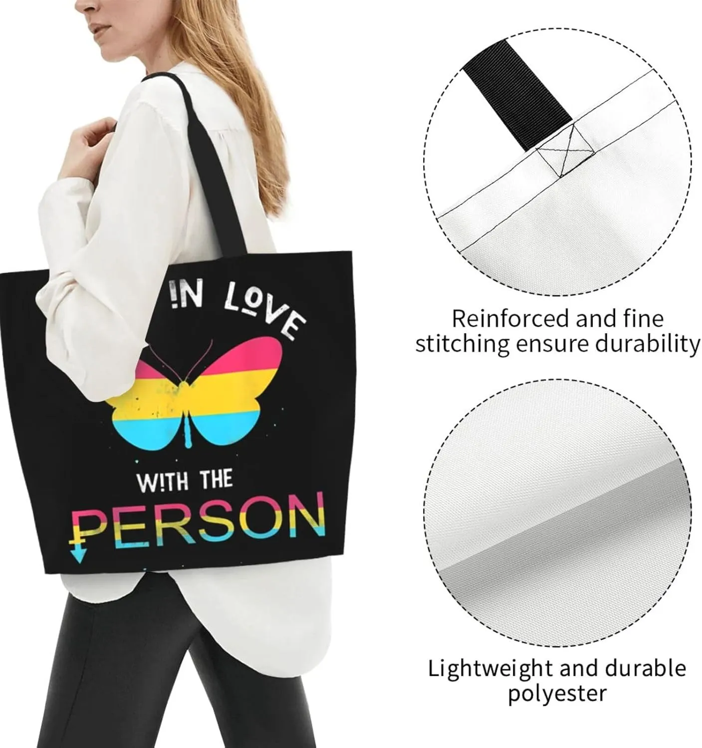 Bright Mushrooms Women's Tote Bag Large Capacity Single Shoulder Bags Handbag for Shopping Work