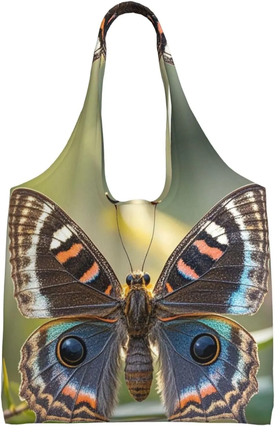 Canvas Tote Bag Reusable Grocery Bags Lightweight Handbag blue and white Tote Bag for Shopping Cloth Bags