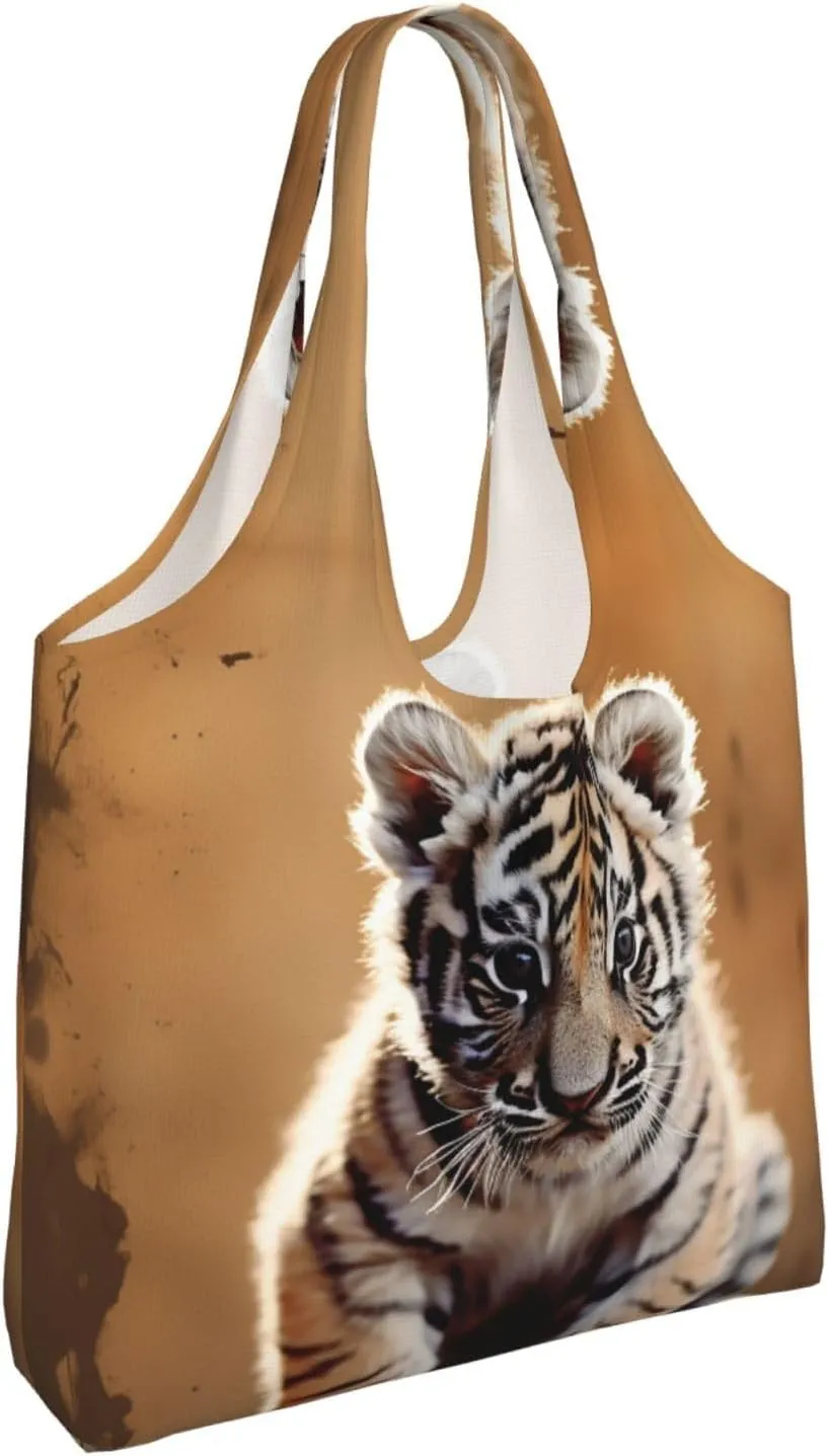 Canvas Tote Bag Reusable Grocery Bags Lightweight Handbag Northern Lights Tote Bag for Shopping Cloth Bags