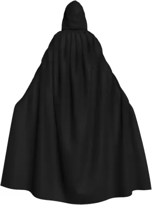 Customized Hooded Cloaks Unisex Full Length Personalized Cosplay Cape with Photo Text for Christmas Halloween Party