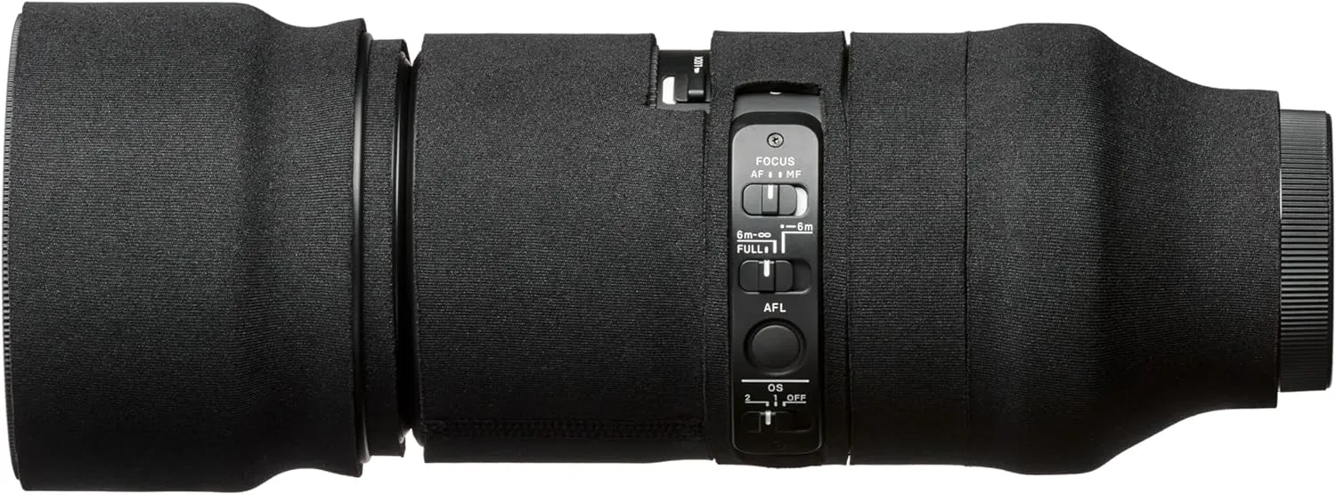 easyCover - Lens Oak - Lens Protector - Protection for your camera lens - Sigma 100-400mm F5-6.3 DG DN OS - Black