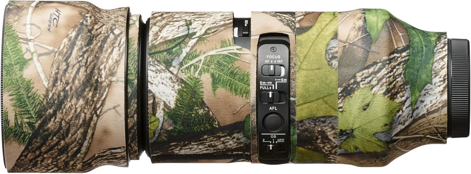 easyCover - Lens Oak - Lens Protector - Protection for your camera lens - Sigma 100-400mm F5-6.3 DG DN OS - True Timber HTC Camouflage