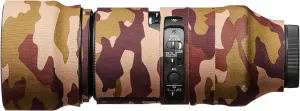 easyCover - Lens Oak - Lens Protector - Sigma 100-400mm F5-6.3 DG DN OS - Brown Camouflage