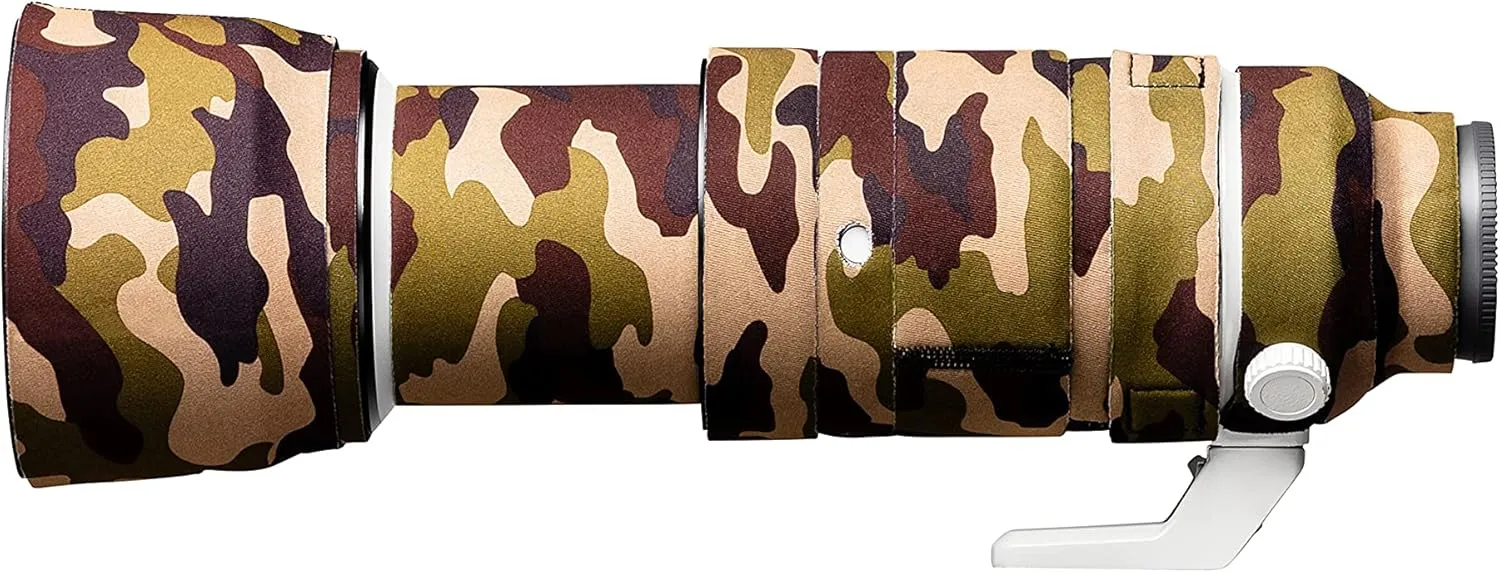 easyCover Lens Oak Neoprene Cover for Sony FE 100-400mm f/4.5-5.6 GM OSS Lens, Brown Camouflage