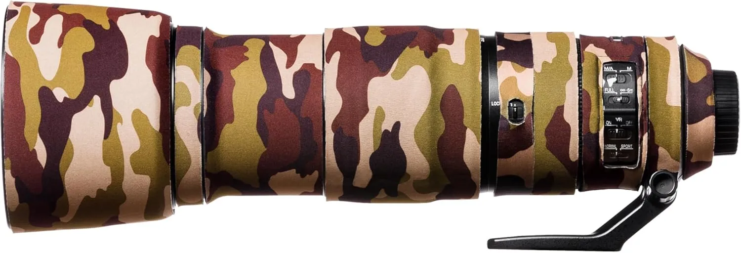 easyCover Lens Oak Neoprene Lens Cover Nikon 200-500mm f/5.6 VR Lens Brown Camo