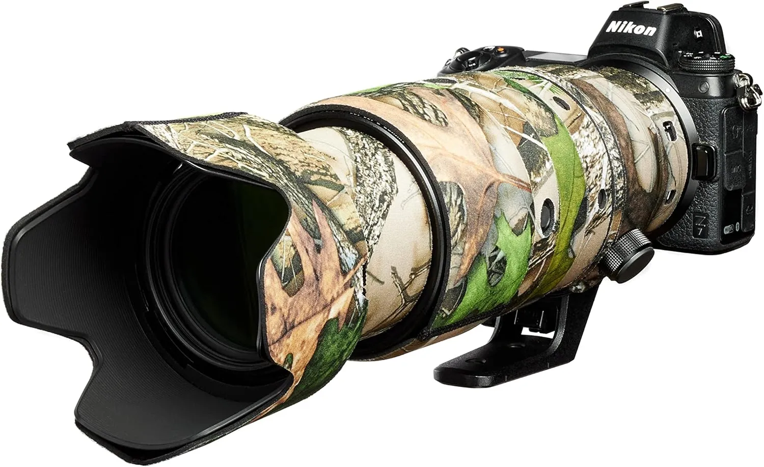 easyCover Neoprene Lens Oak Lens Protection Compatible with Nikon Z 100-400mm f/4.5-5.6 VR S (True Timber HTC camouflage)