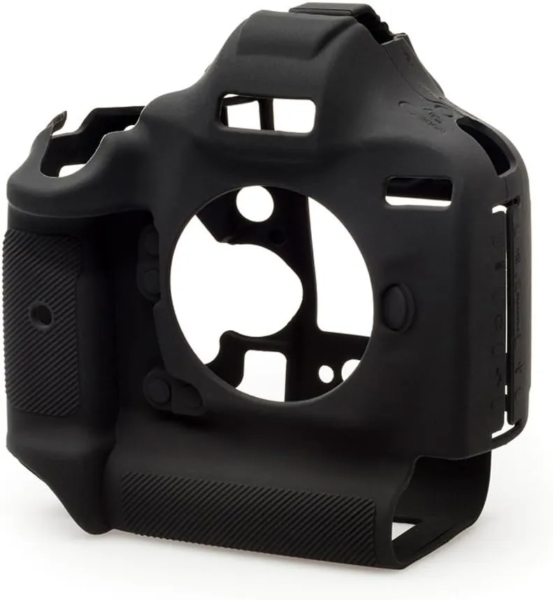 EasyCover Silicone Armour Skin compatible for Canon Digital SLR EOS 1DX and 1DX MKII Cameras - Black Case