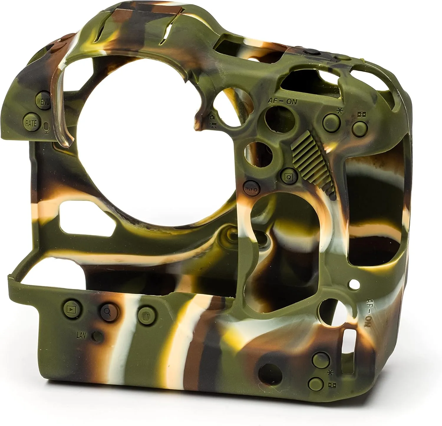 easyCover - Silicone Camera case - Protection for Your Camera Canon R3 (Camouflage)