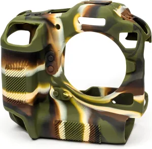 easyCover - Silicone Camera case - Protection for Your Camera Canon R3 (Camouflage)