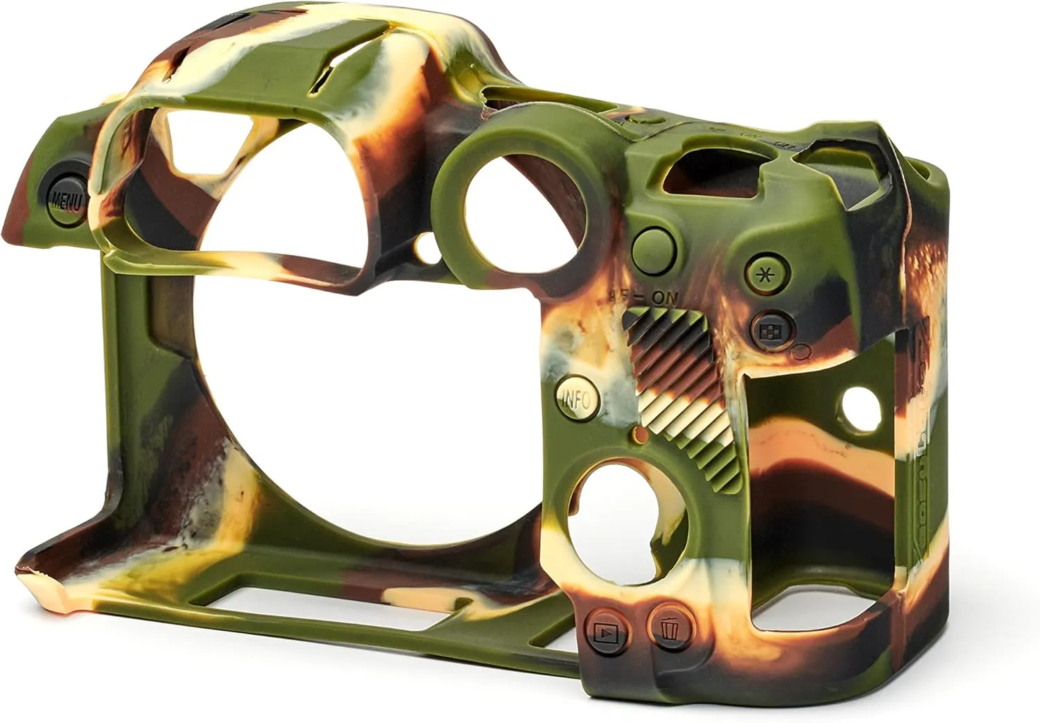 easyCover - Silicone Camera case - Protection for Your Camera Canon R7 - Camouflage