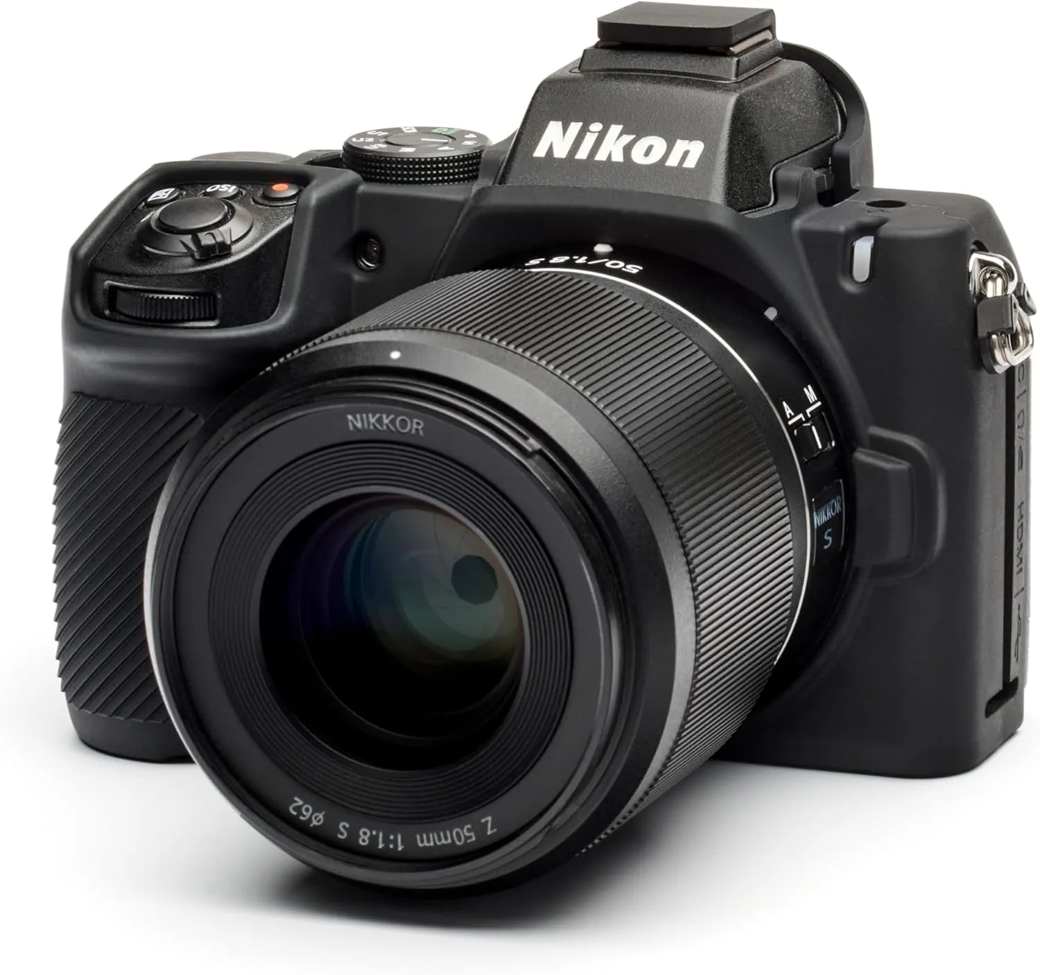 easyCover - Silicone camera case - Protection for your camera Nikon Z50 II - Black