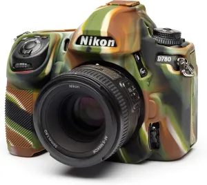 easyCover Silicone Protection Cover for Nikon D780 Camera, Camouflage