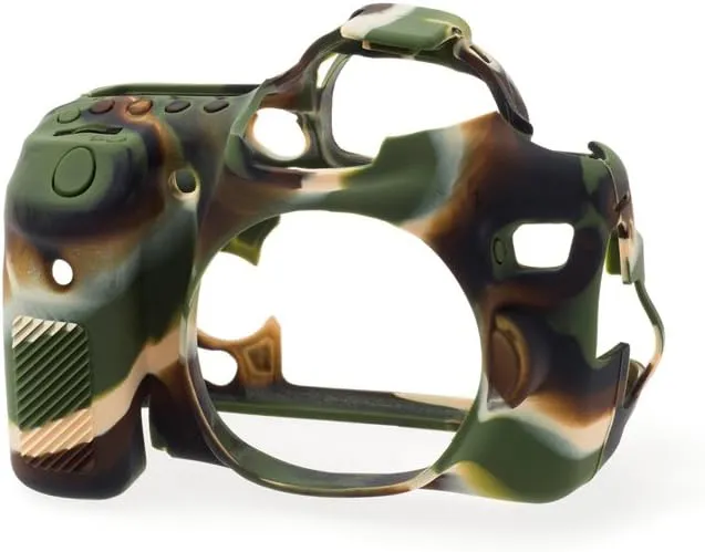 easyCover Silicone Protective Camera Case Compatible for 70D, Camouflage
