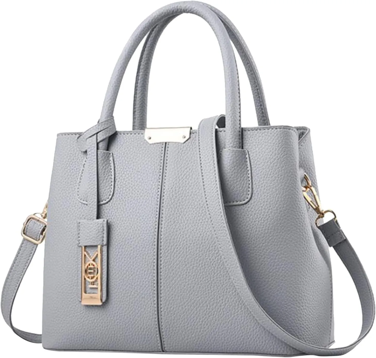 Fashion Handbag Simple Bag Large Capacity One Shoulder Women Bags Messenger Bags Canvas Vintage (Grey, One Size)