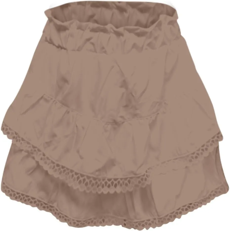 Flowy Shorts for Women Ruffle Skorts Mini Skirts High Waisted Teen Gilrs Tennis Skort Summer Chiffon Boho Skirts