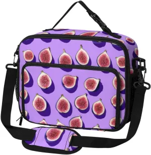Fruit Pattern Large Insulated Lunch Bag Reusable Lunch Cooler Bags Tote for Work Picnic Outdoor