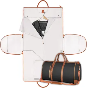 Garment Bags for Travel, Garment Duffle Bags for Travel, Convertible Garment Bags for Travel, Carry On Garment Bag for Suits, Suit Travel Bags for Women-Black