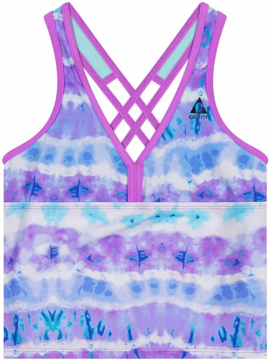 Gerry Girls 3-Piece Tankini & Shorts Swimsuit Set