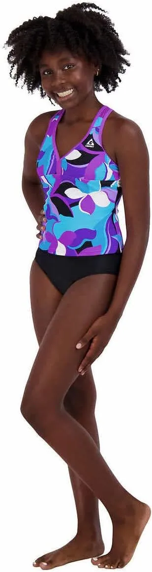 Gerry Girls 3-Piece Tankini & Shorts Swimsuit Set