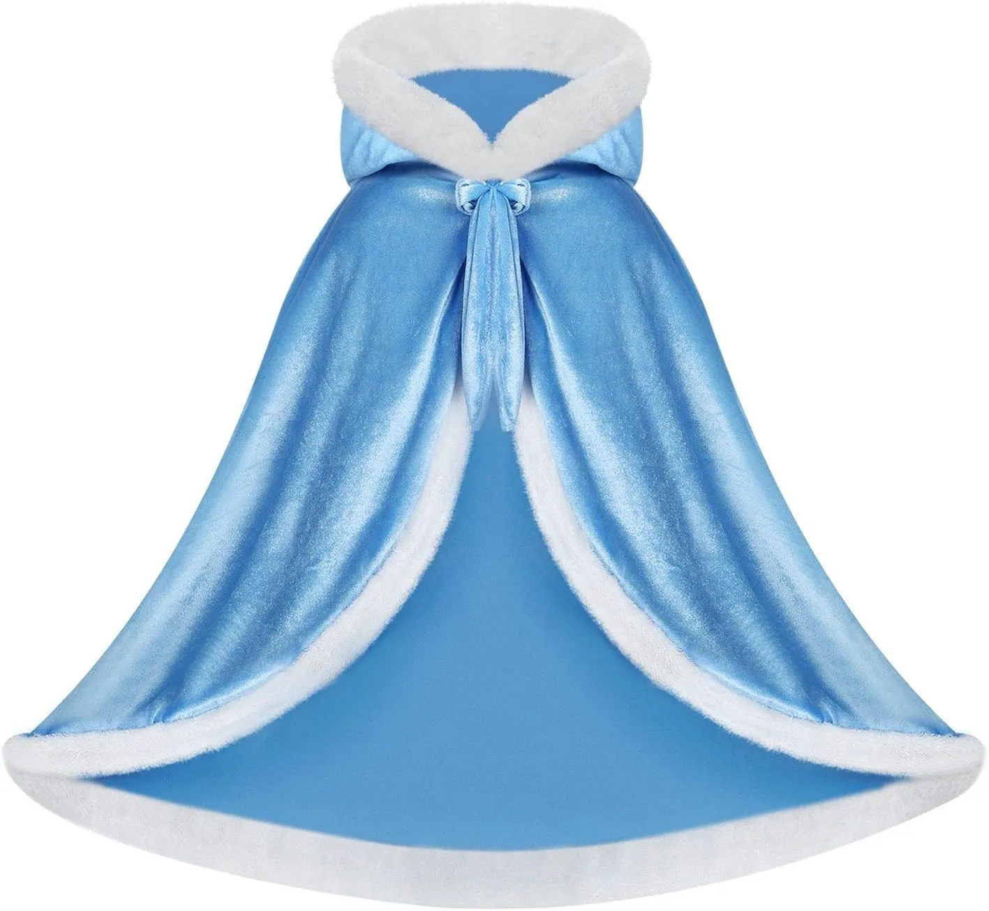 Girls Dress Up Hodded Cape Toddler Costume for Princess Cloaks
