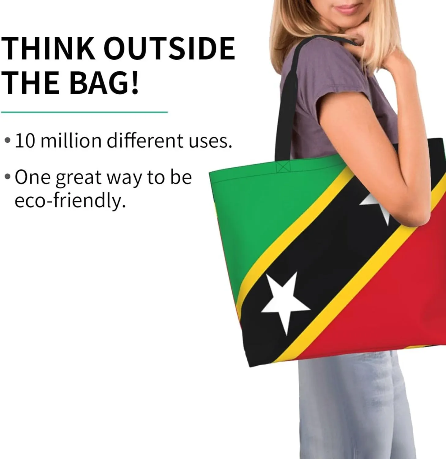 Guatemala El Salvador Flag Women's Tote Bag Large Capacity Single Shoulder Bags Handbag for Shopping Work