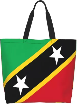 Guatemala El Salvador Flag Women's Tote Bag Large Capacity Single Shoulder Bags Handbag for Shopping Work