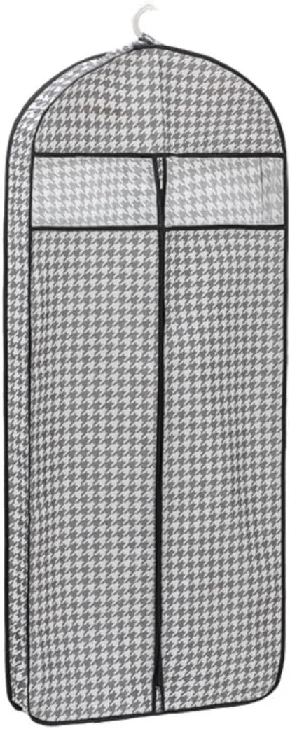 Habrur Clothes Cover 5 Pack Hanging Travel Bag For Clothes Garment Bag With Clear Window Suit Bag Suit Bags (Size : 108 * 58 * 9cm)