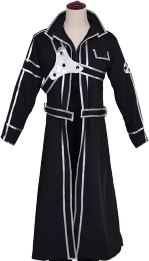 Halloween Anime Knife Sword Domain Kirito Cosplay Costume Jacket