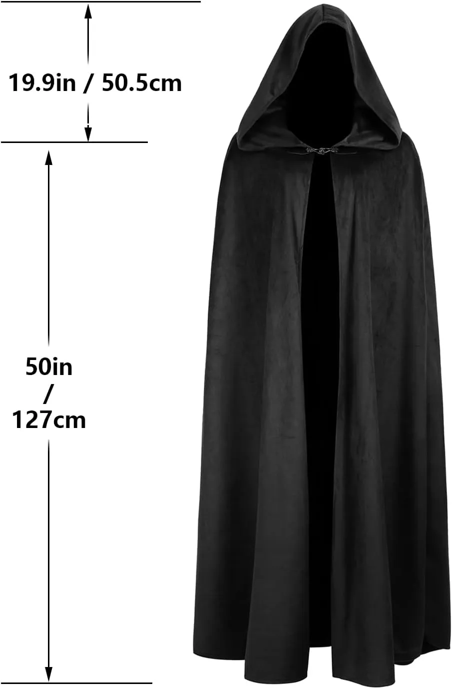 Halloween Medieval Costume Renaissance Cloak with Hood Medieval Cloak with Hood Long Adult Men And Women