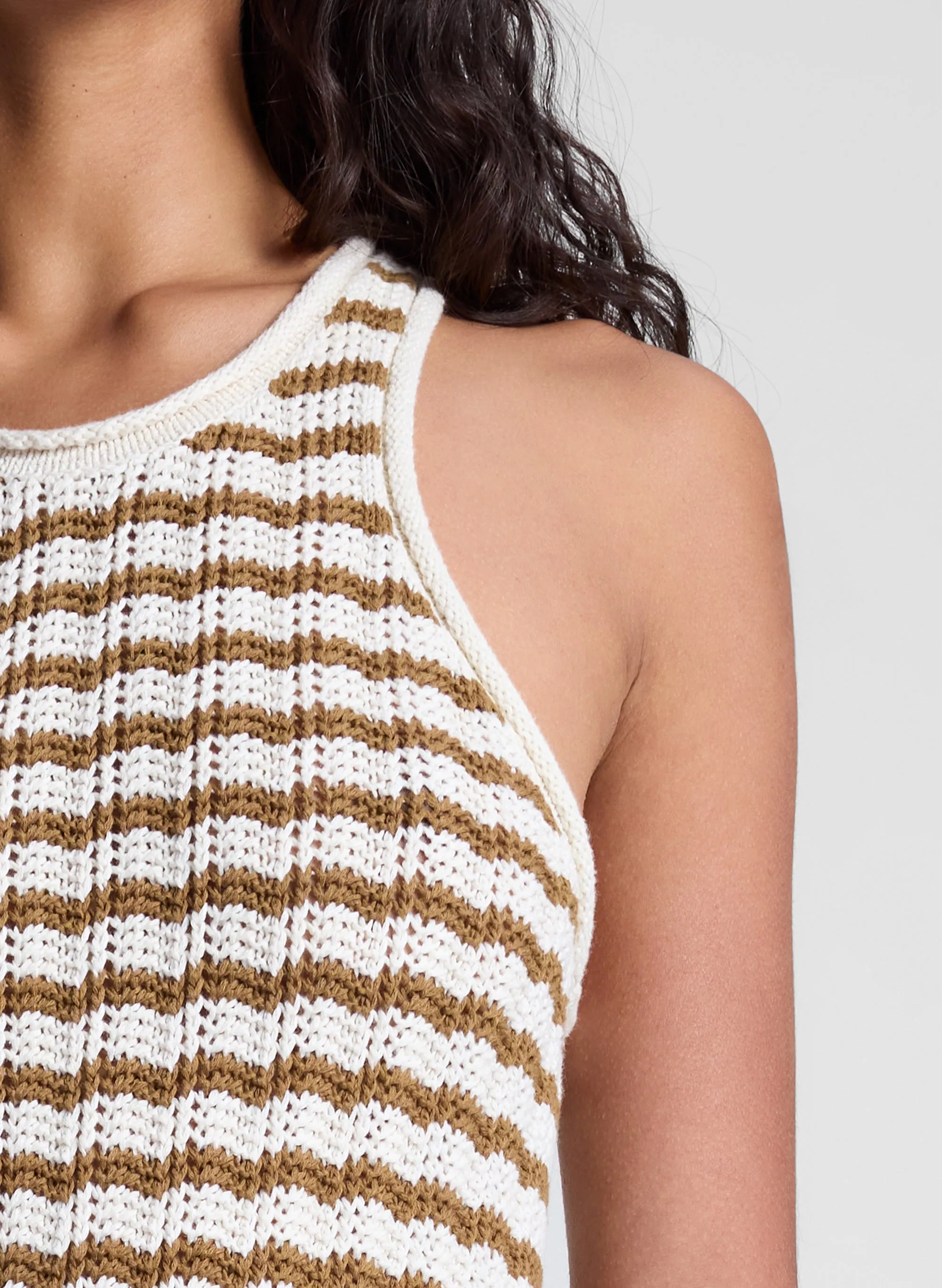 Kendra Striped Knit Mini Dress