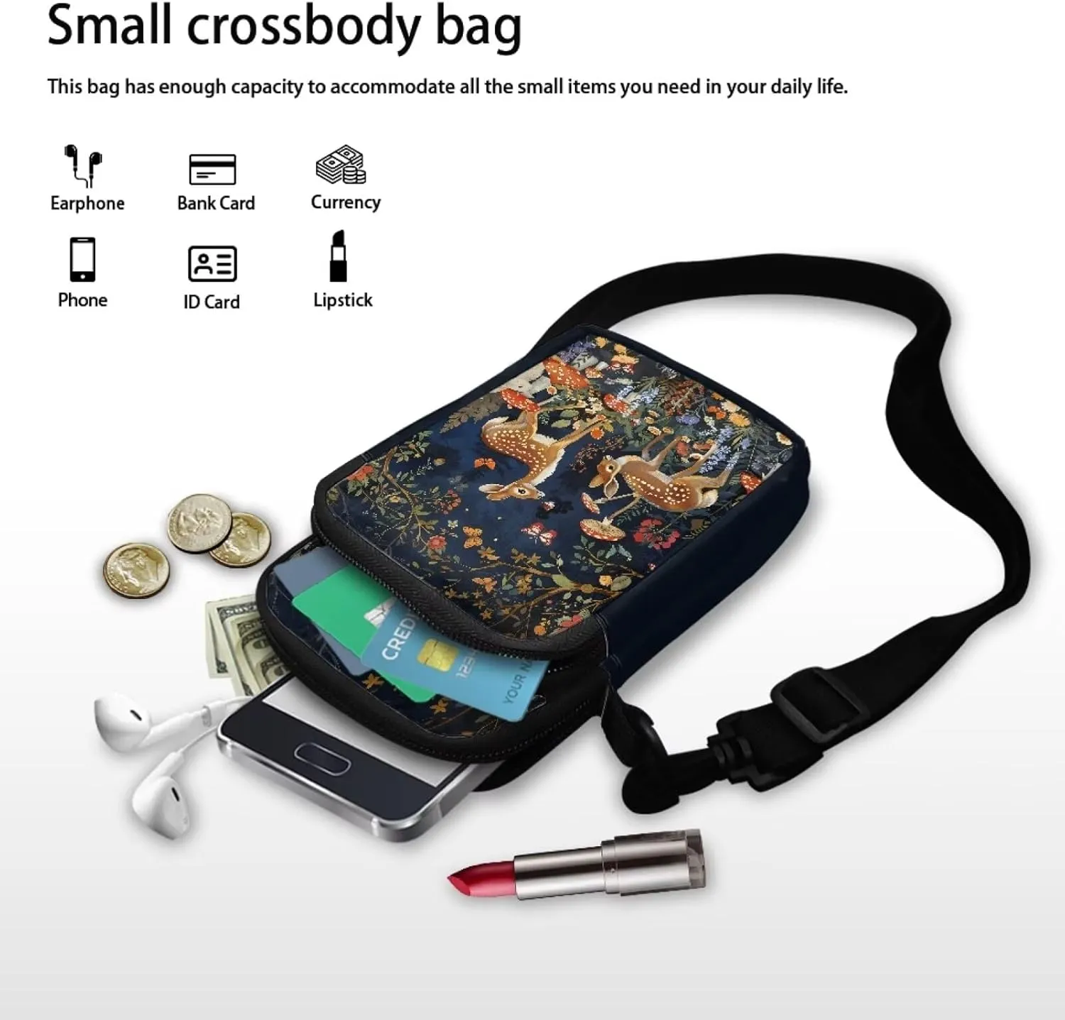 Kids Messenger Bag Small Crossbody Bags Shoulder Satchel Bags with Front Pocket