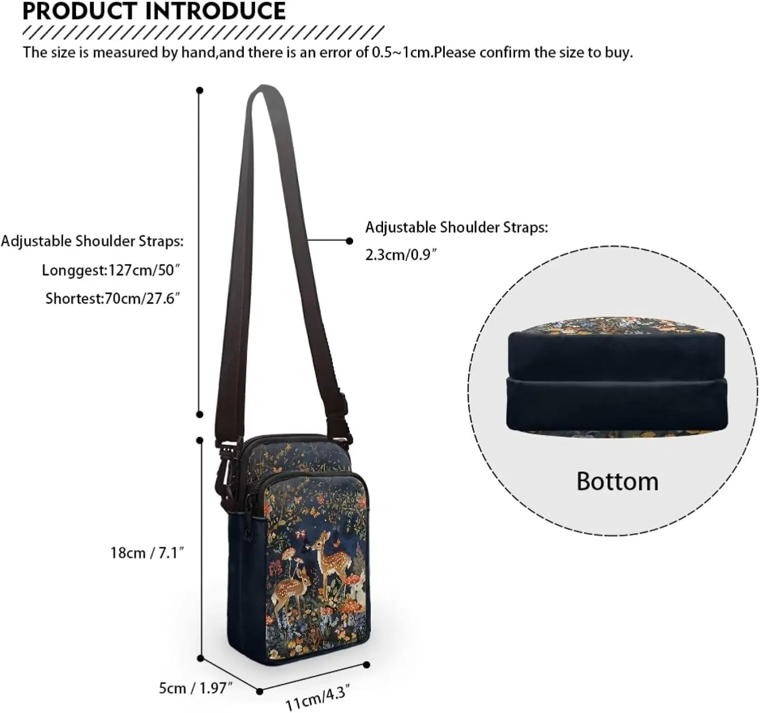 Kids Messenger Bag Small Crossbody Bags Shoulder Satchel Bags with Front Pocket
