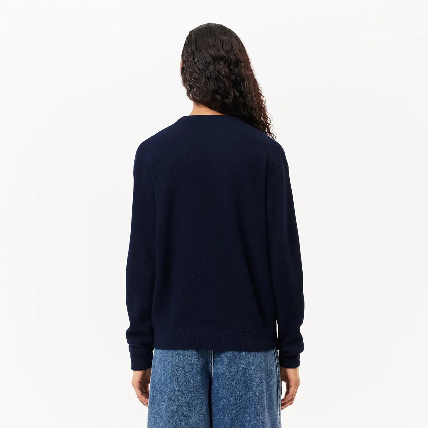 Lacoste Women's V-Neck Wool Cardigan