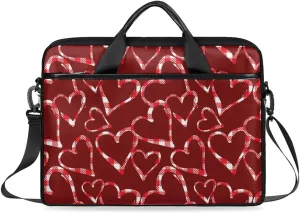 Laptop Shoulder Bag Love Fun Texture Tablet Computer Notebook Sleeve Messenger Bags Carrying Case with Strap Briefcase Tote for 14 15 in Laptops