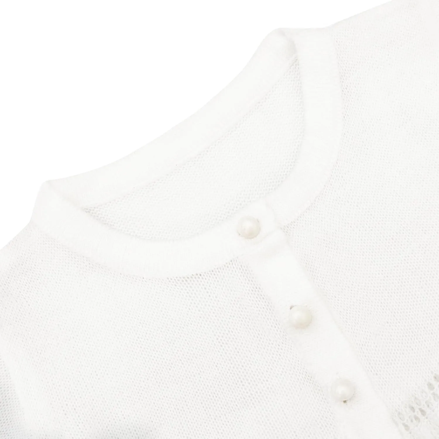 Lilax Baby Girls' Knit Long Sleeve One Button Closure Bolero Shrug