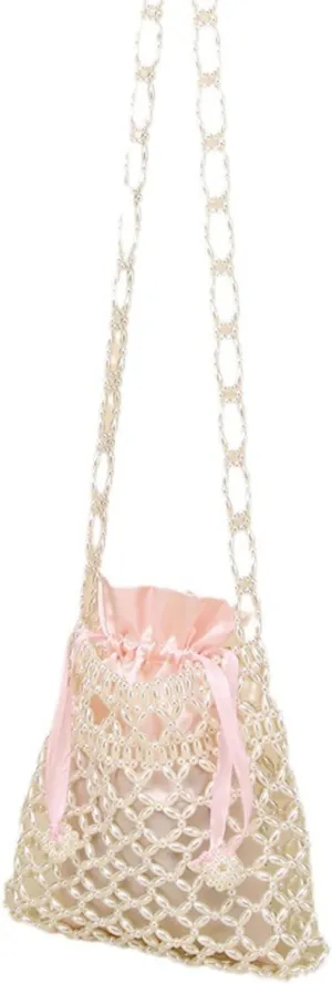 Luxury Pearl Bag Chain Bag Purse Bags, Artificial Pearl Clutch Crossbody Handmade Bags Evening Bags for Party Wedding Bridal Party Travel Prom 36