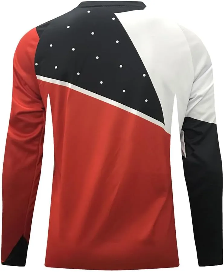 Men's Bike Shirts Long Sleeve Quick Dry Running Hiking Tops Cycling Jerseys Sun Protection Bicycle T-Shirts