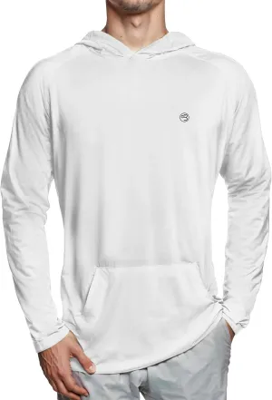 Mens Dry-Fit UPF 50  Sun Shirt Hooded, Fishing Shirts for Men Long Sleeve, SPF Shirts for Men, Men's Rash Guard