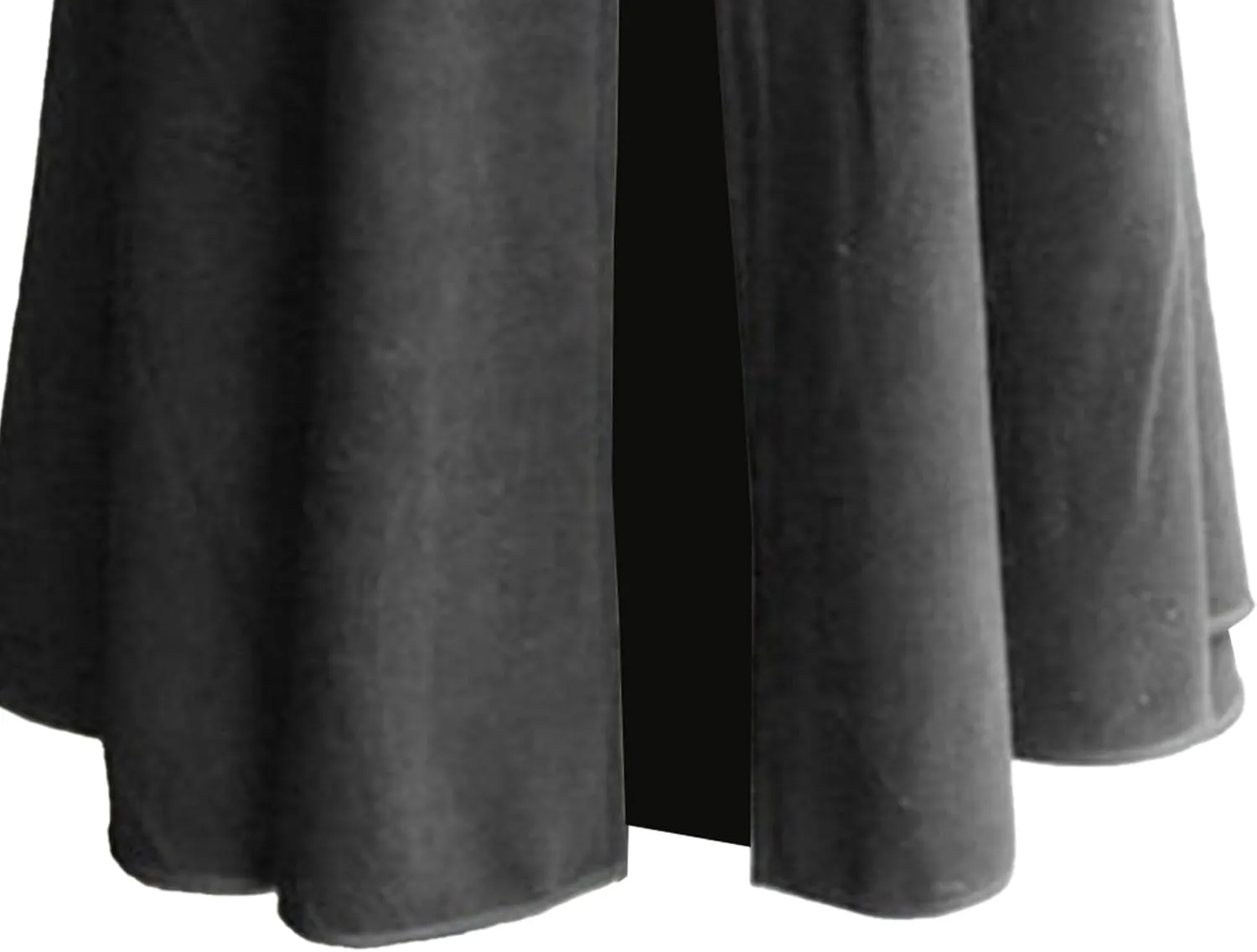 Mens Oversized Fur Shoulder Cloak Winter Warm Wool Blend Faux Fur Collar Outwear Retro Solid Color Cloaks Coat