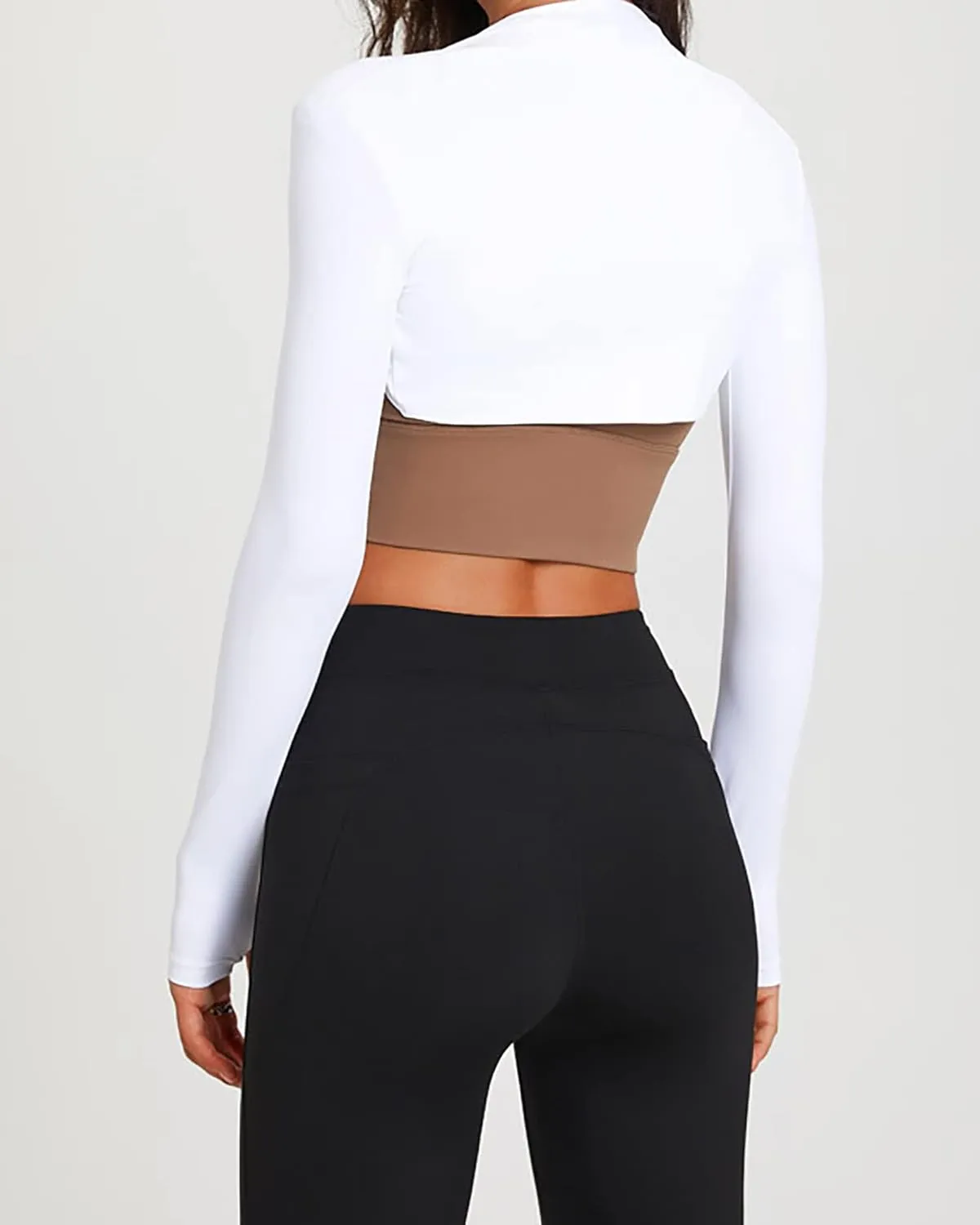 MISSACTIVER Women Workout Long Sleeve Open Front Bolero Athletic Shrug Cardigan Crop Top Arm Sleeve Cooling Shawl Thumb Hole