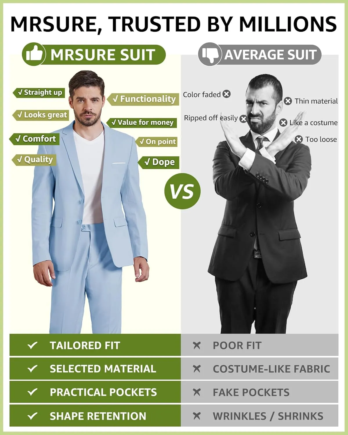 MrSure Mens 2 Buttons Linen Blazer, Casual Sport Coat, Solid Lightweight Suit Jacket for Daily